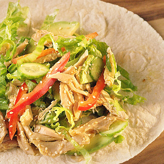 Quick and Easy Teriyaki Chicken Wraps Dempster's